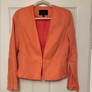 Banana Republic Women's Vibrant Orange Suit Jacket